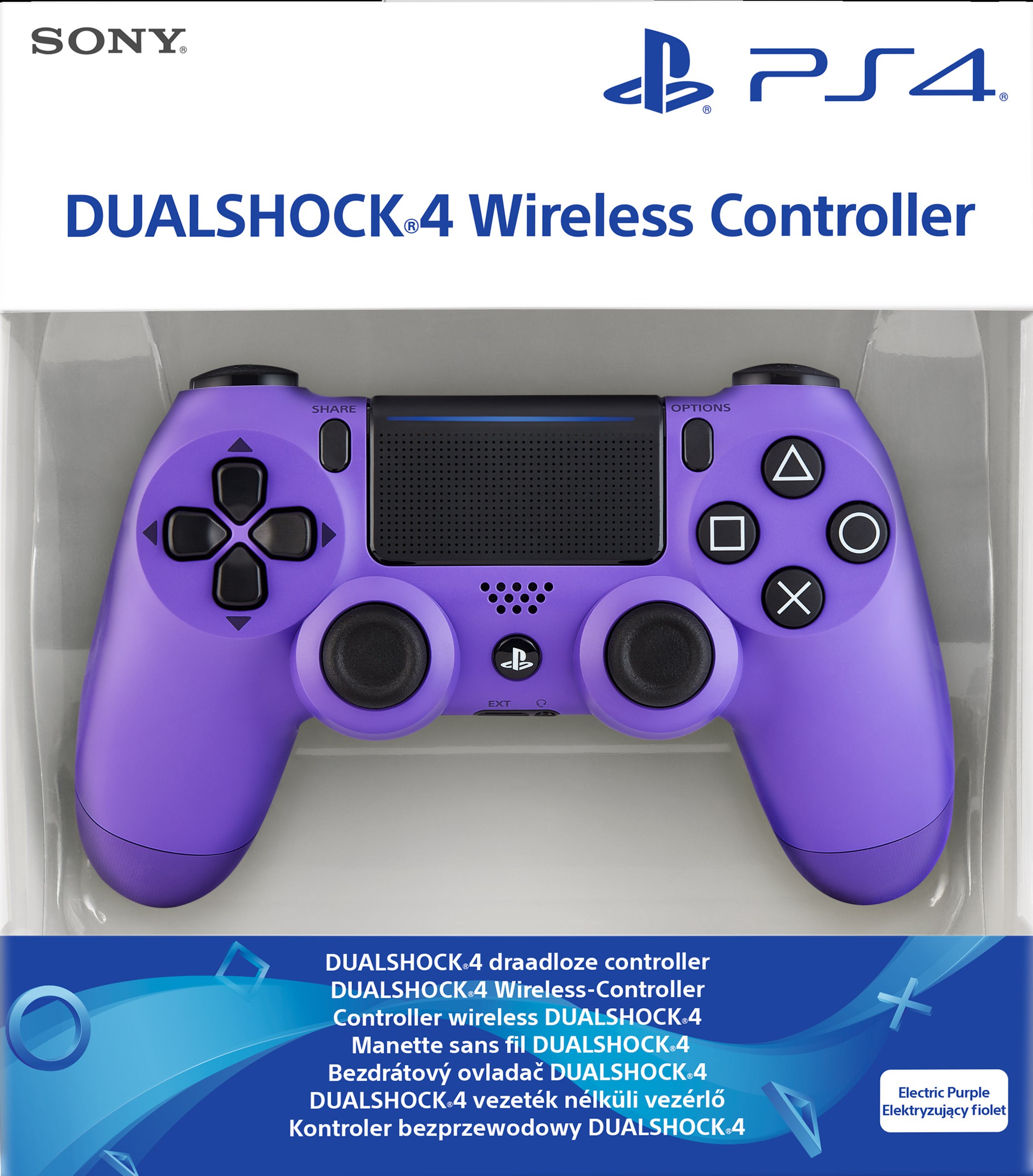 ps4 dualshock electric purple