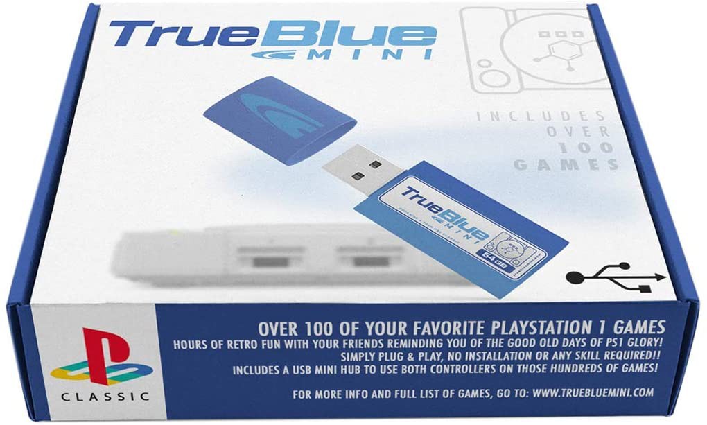 true blue mini playstation classic