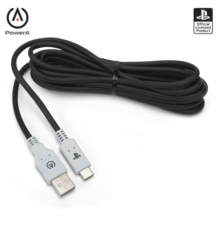 PowerA USB-C 3m laadimiskaabel PlayStation 5 jaoks