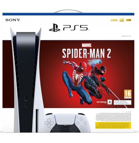 PlayStation 5 mängukonsool on Marvels Spider-Man 2  (825gb PS5 Disc version)