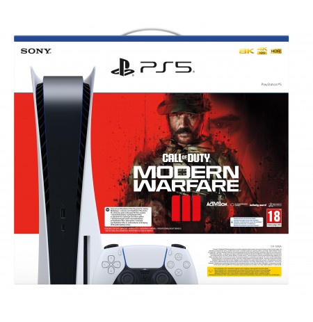 PlayStation 5 mängukonsool on Call of Duty Modern Warfare III (825gb PS5 Disc version)