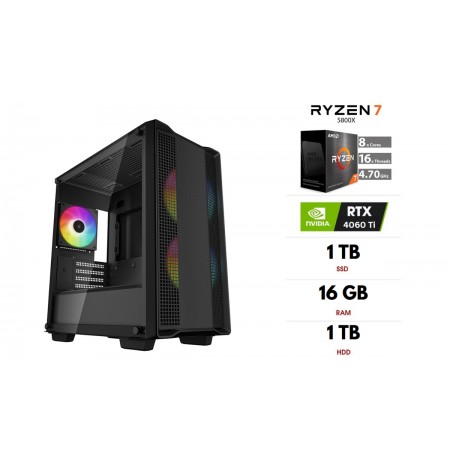 AMD Ryzen 7 5800X + 16GB RAM + 1TB SSD + GIGABYTE A520M