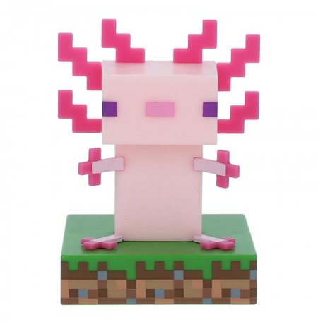 Minecraft Axolotl Icon lamp