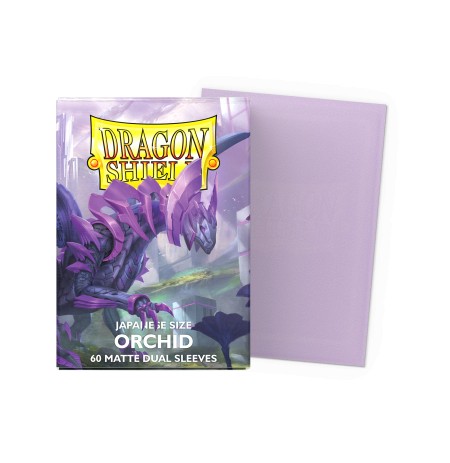 Dragon Shield Japanese size Dual Matte Sleeves - Orchid 'Emme' (60