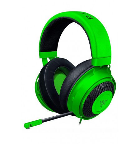RAZER KRAKEN rohelised juhtmega kõrvaklapid koos mikrofoniga| 3,5 mm