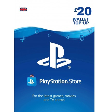 Playstation Network Card 20 GBP (Suurbritannia)