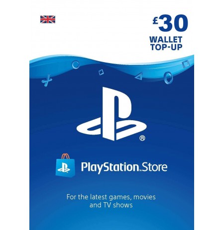 Playstation Network Card 30 GBP (Suurbritannia)