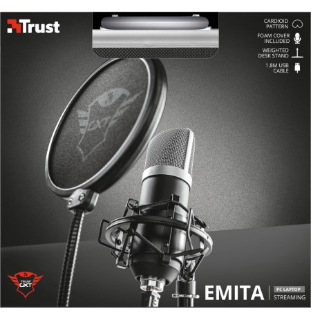 TRUST GXT 252 Emita juhtmega mikrofon | USB