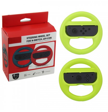 Nintendo Switch Joy-Con Steering Wheel Set (green) 2pcs