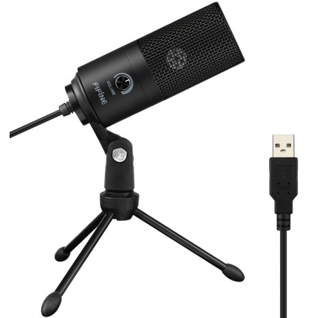 FIFINE K669B must kondensaator mikrofon | USB