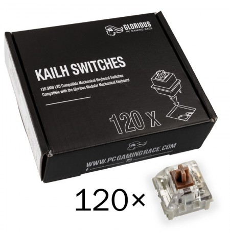Glorious PC Gaming Race Kailh Speed Bronze switch’ile | Clicky (120 tk)