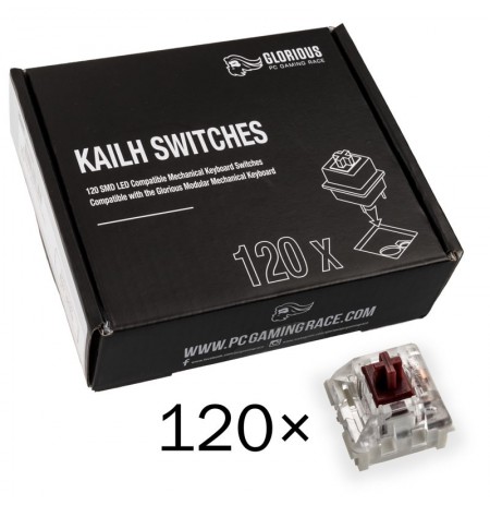 Glorious PC Gaming Race Kailh Speed Copper switch’ile | Linear & Silent (120 tk)