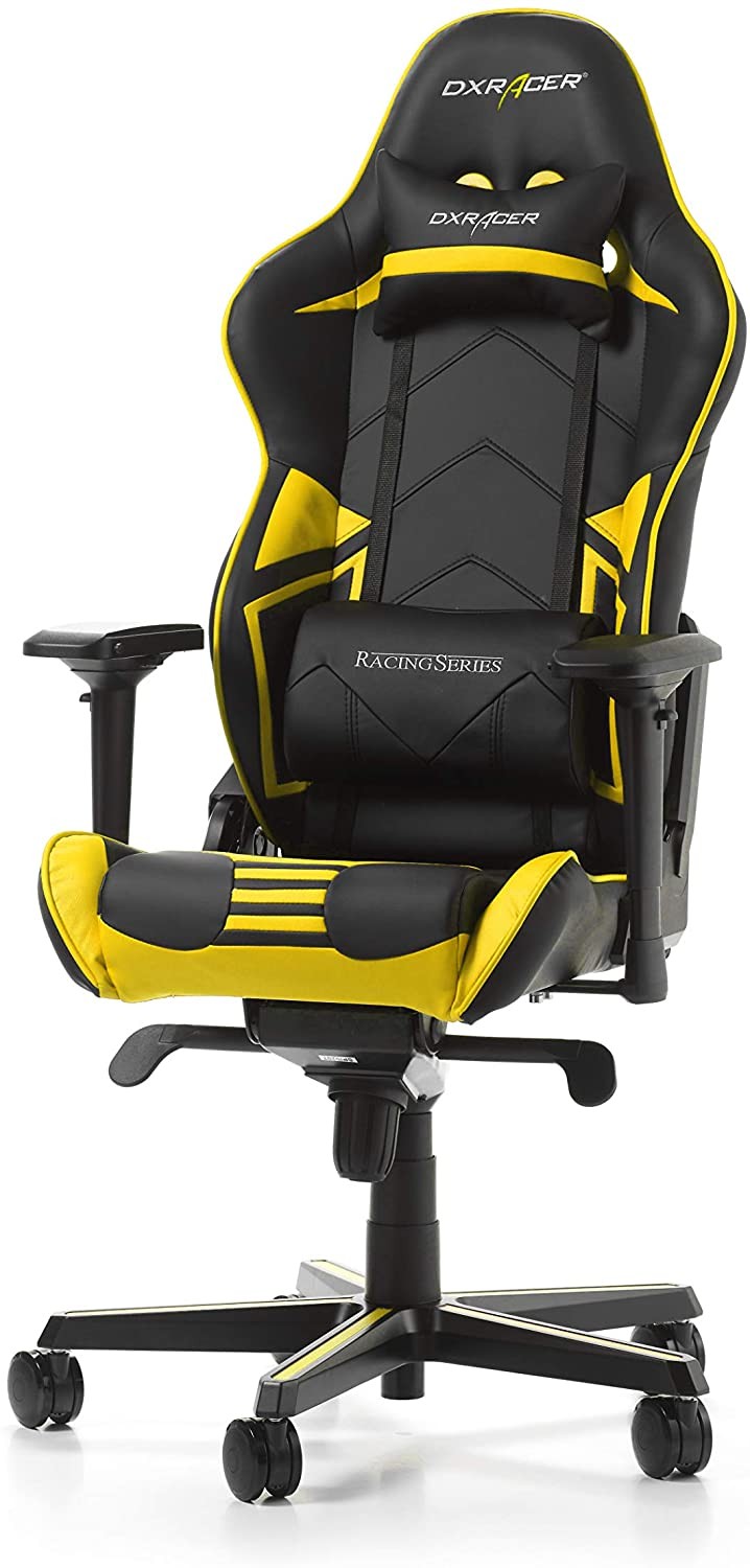 dxracer gaming chair yellow