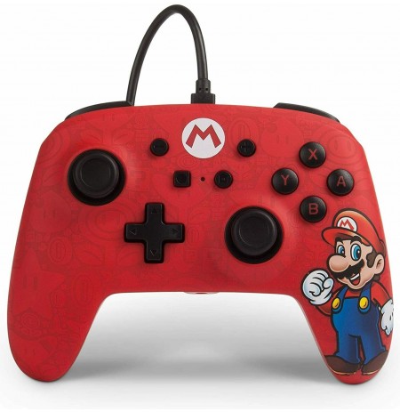 PowerA Mario juhtmega mängupult Nintendo Switchile