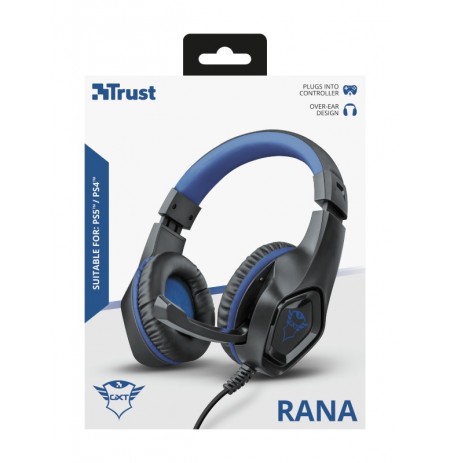 TRUST GXT 404B Rana sinised juhtmega kõrvaklapid  l  PS4/PS5