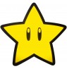 Super Mario Super Star light 10cm