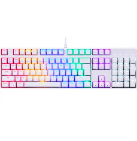 MOTOSPEED CK107 mechanical keyboard with RGB (US, RED switch)