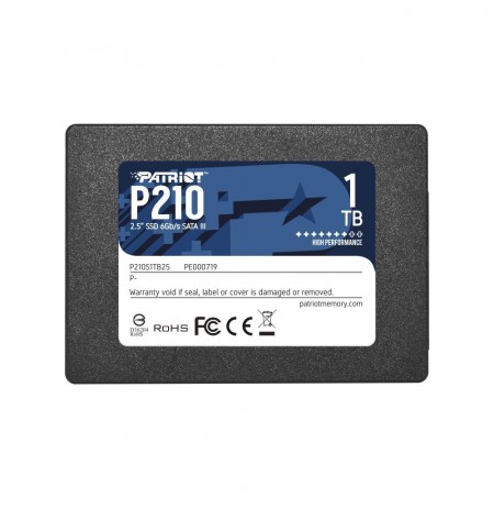 SSD Kõvaketas Patriot P210 1TB SATA3 2.5"