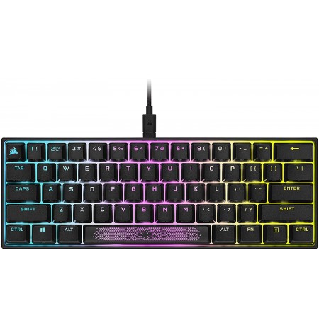 Corsair K65 RGB Mini Mehaaniline klaviatuur | US, Red Switch
