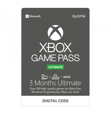 Microsoft GamePass Ultimate | 3 kuud, digitaalne kood
