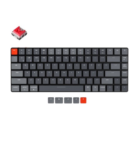 Keychron K3 mehaaniline 75% klaviatuur  (Traadita, RGB, Hot-swap, US, Keychron Optical Redh)
