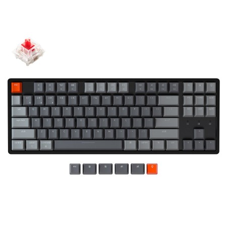 Keychron K8 mehaaniline 80% klaviatuur (traadita, RGB, Hot-swap, US, Gateron Red)