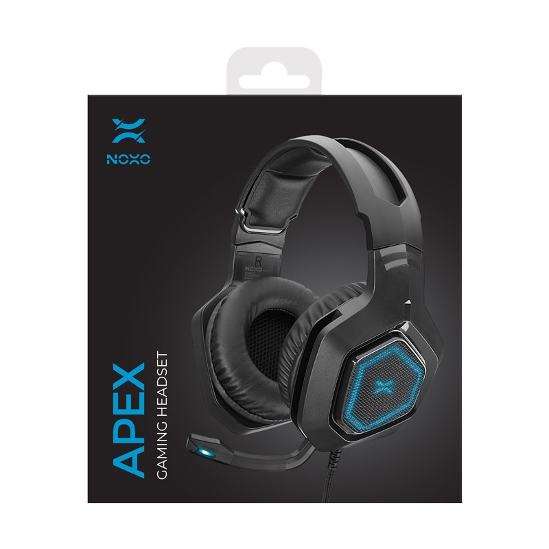 NOXO Apex must iuhtmega kõrvaklapid | USB
