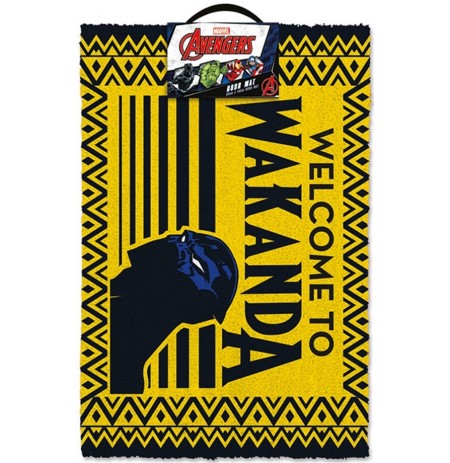 Black Panther (WELCOME TO WAKANDA) uksematt | 40x60cm