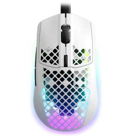 SteelSeries Aerox 3 2022 Edition wired lightweight gaming mouse | 8500 DPI (white)