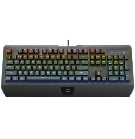 NOXO Vengeance mehaaniline juhtmega RGB klaviatuur l US, Blue Switch