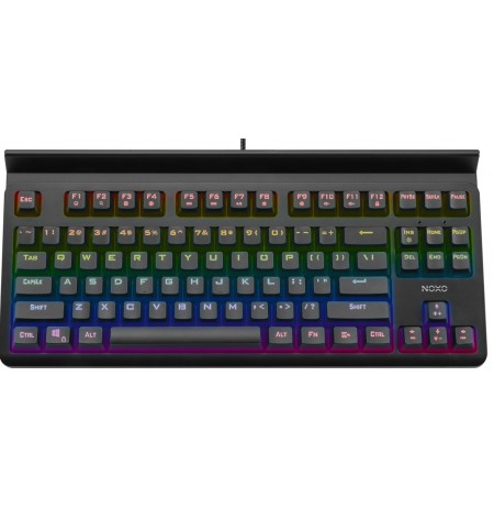 NOXO Specter TKL mehaaniline juhtmega RGB klaviatuur tahvelarvuti/telefonihoidikuga l US, Blue Switch