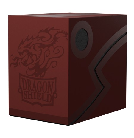 Dragon Shield Double Shell - Blood Red/Black