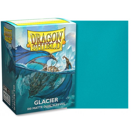 Dragon Shield Standard Matte Dual Sleeves - Glacier Miniom (100 Pcs)