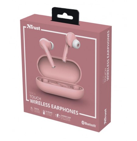 TRUST Nika Touch Pink juhtmevabad kõrvaklapid (Bluetooth)
