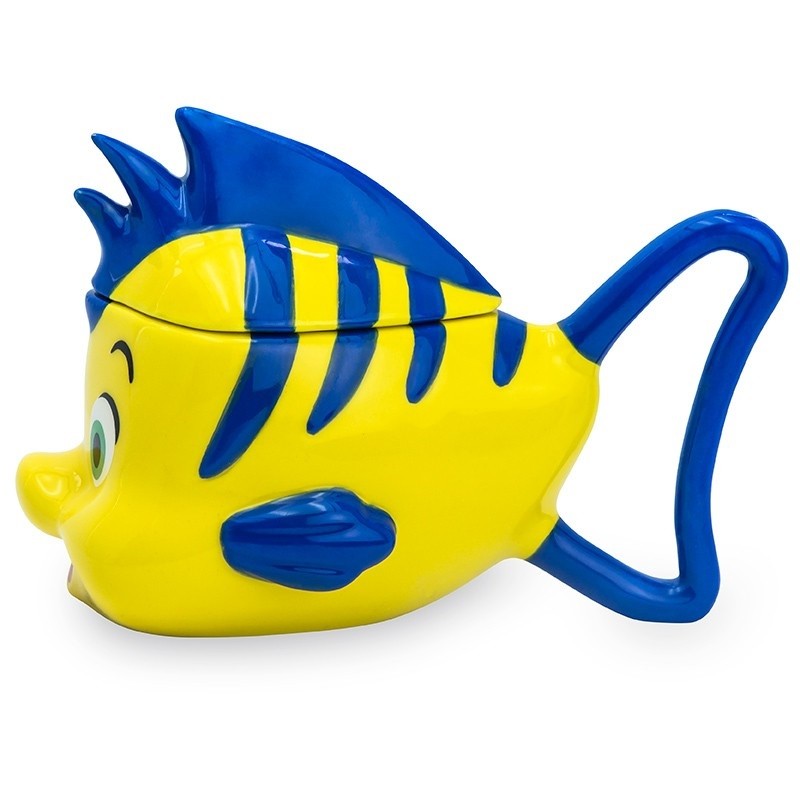 Disney Flounder The Little Mermaid 3D tass