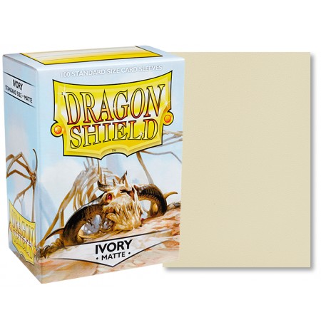 Dragon Shield Standard Sleeves - Matte Ivory (100 Pcs)