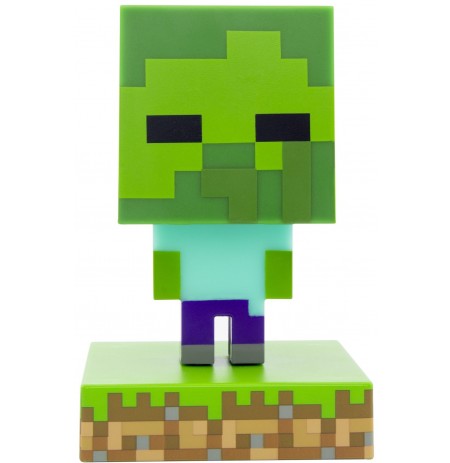Minecraft Zombie Icon lamp