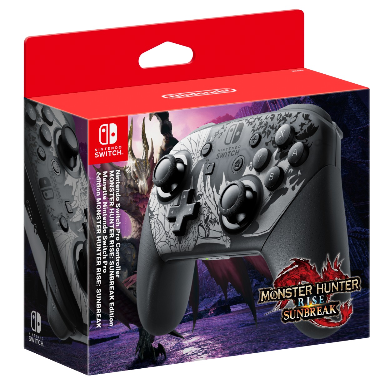 Nintendo Switch Pro Controller - Monster Hunter Rise Sunbreak Edition mängupult