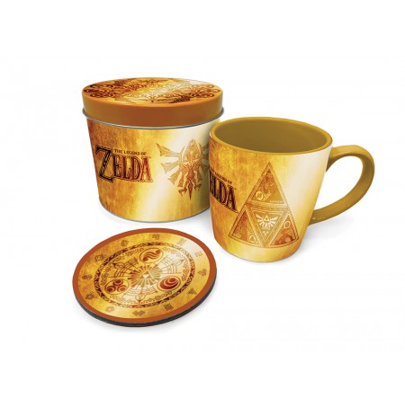 The Legend of Zelda Mug & Coaster In Tin