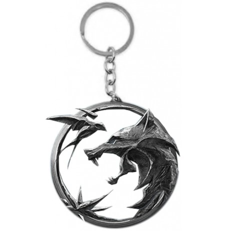 The Witcher - Wolf, Swallow, and Star 3D Keychain