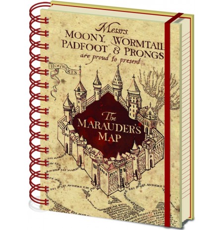 Harry Potter The Marauders Map A5 märkmik
