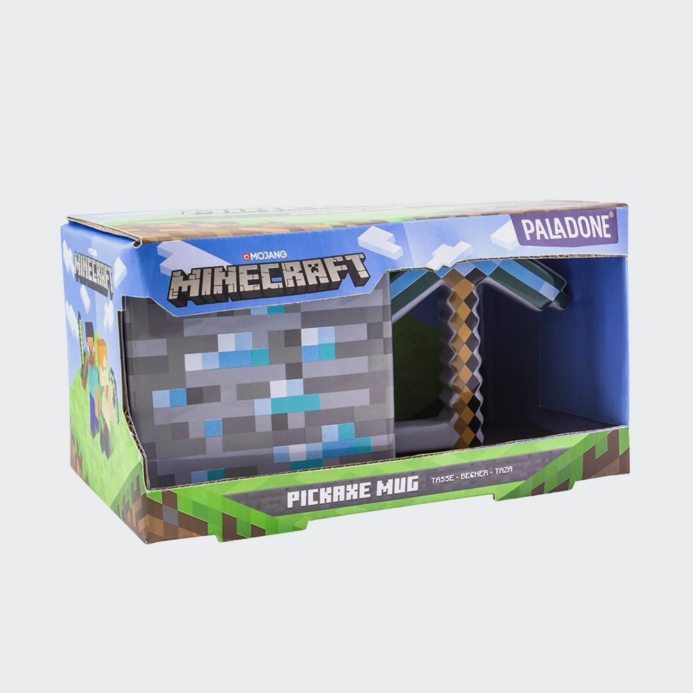 Minecraft Pickaxe 3D tass  (Kahjustatud pakend)