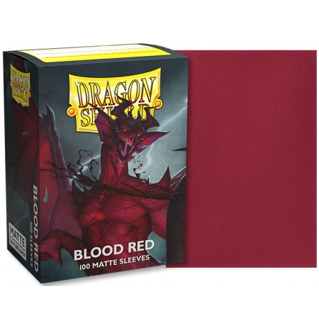 Dragon Shield Standard Sleeves - Matte Blood Red 'Simurag' (100 Pcs)