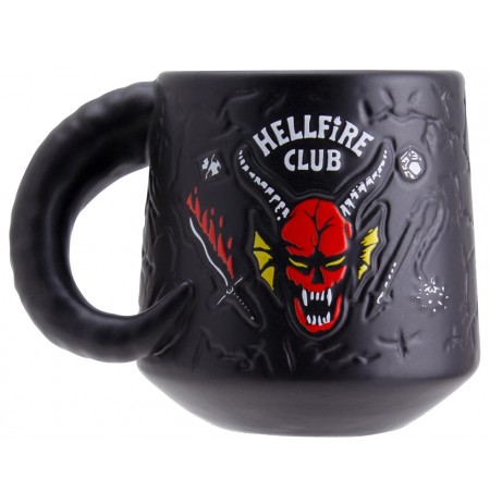 Stranger Things Hellfire Club Demon Embossed karikas (400ml)
