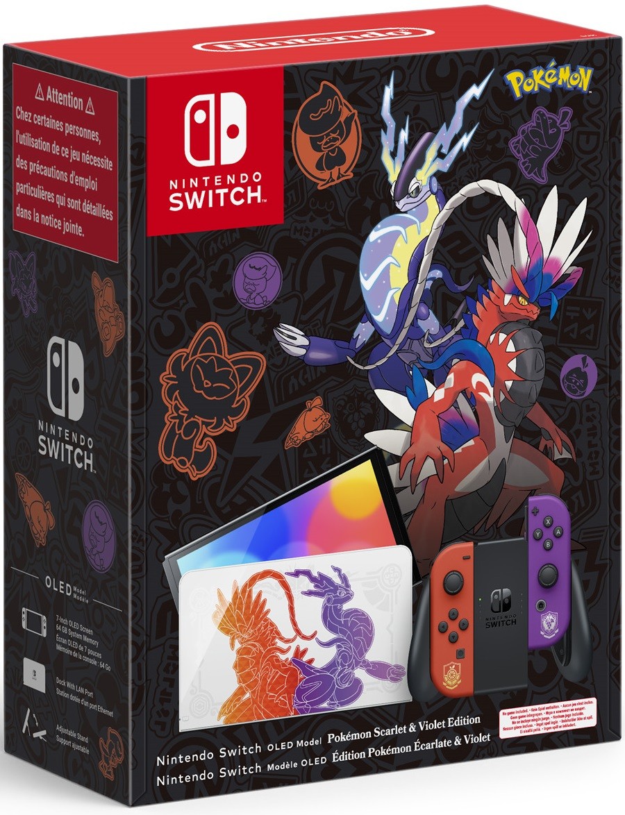 Nintendo Switch OLED konsool - Pokémon Scarlet & Violet Edition
