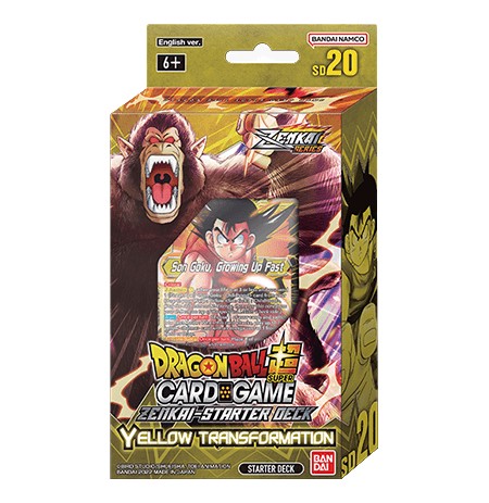 Dragon Ball Super Card Game - Starter Deck SD20 - Yellow Transformation