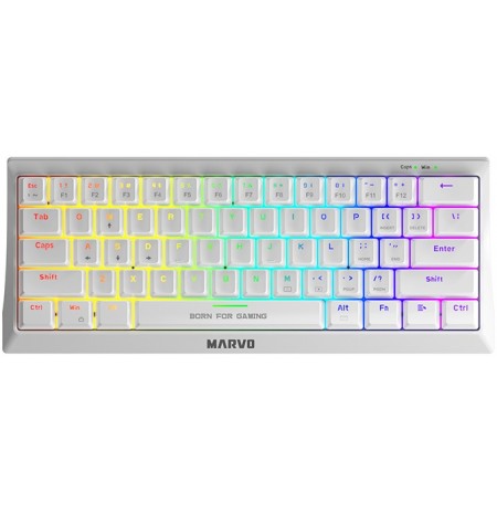 Marvo KG962 60% mehaaniline RGB klaviatuur (US, RED switch)