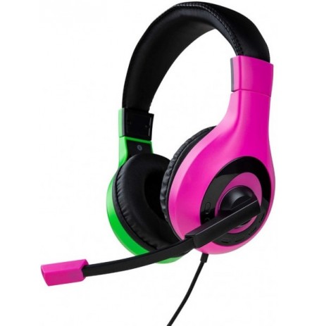 BIGBEN juhtmega kõrvaklapid Nintendo (roosa/roheline) l  3,5 mm