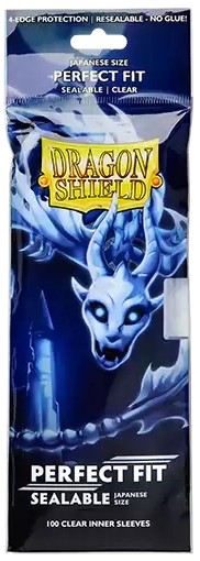 100pcs Dragon Shield Perfect fit. Available in resealable and non-sealable.