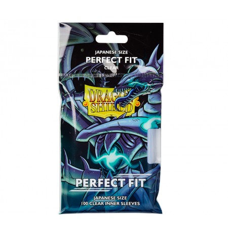 Dragon Shield Standard Perfect Fit Sleeves - Clear/Clear (100